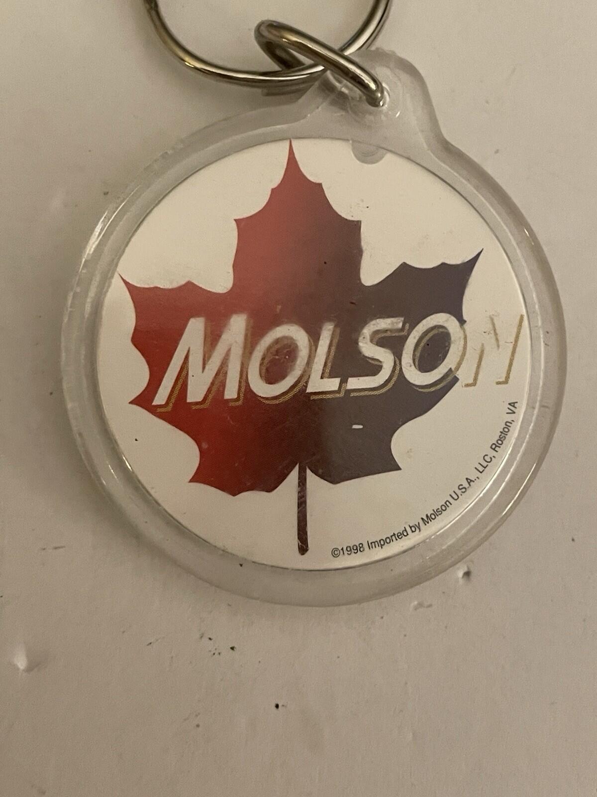 Camp Molson Canadian Beer Key Chain Keychain