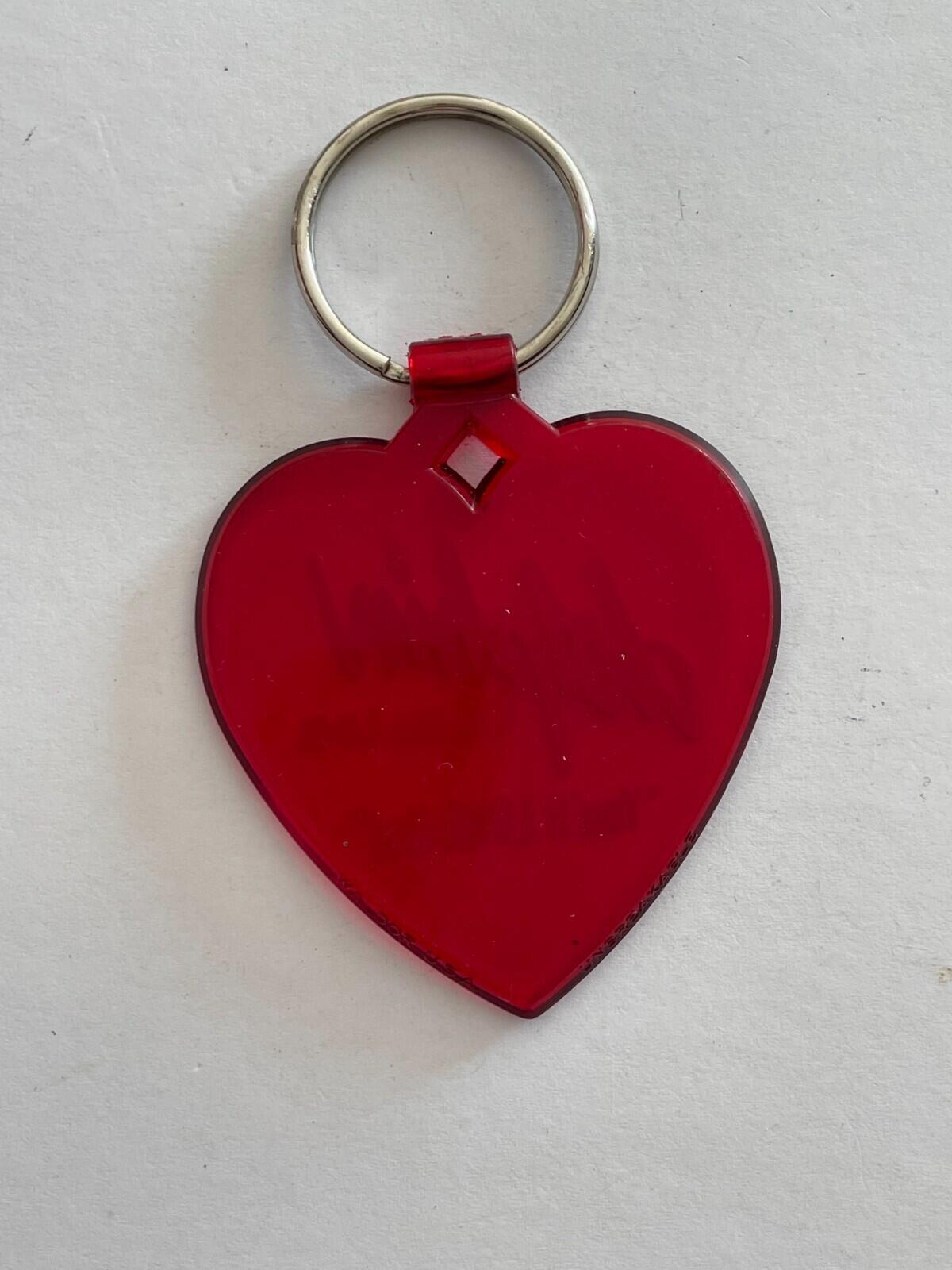 Dolphin Cruise Line Red Heart Key Chain Keychain "You'll Love Us!" - Image 2