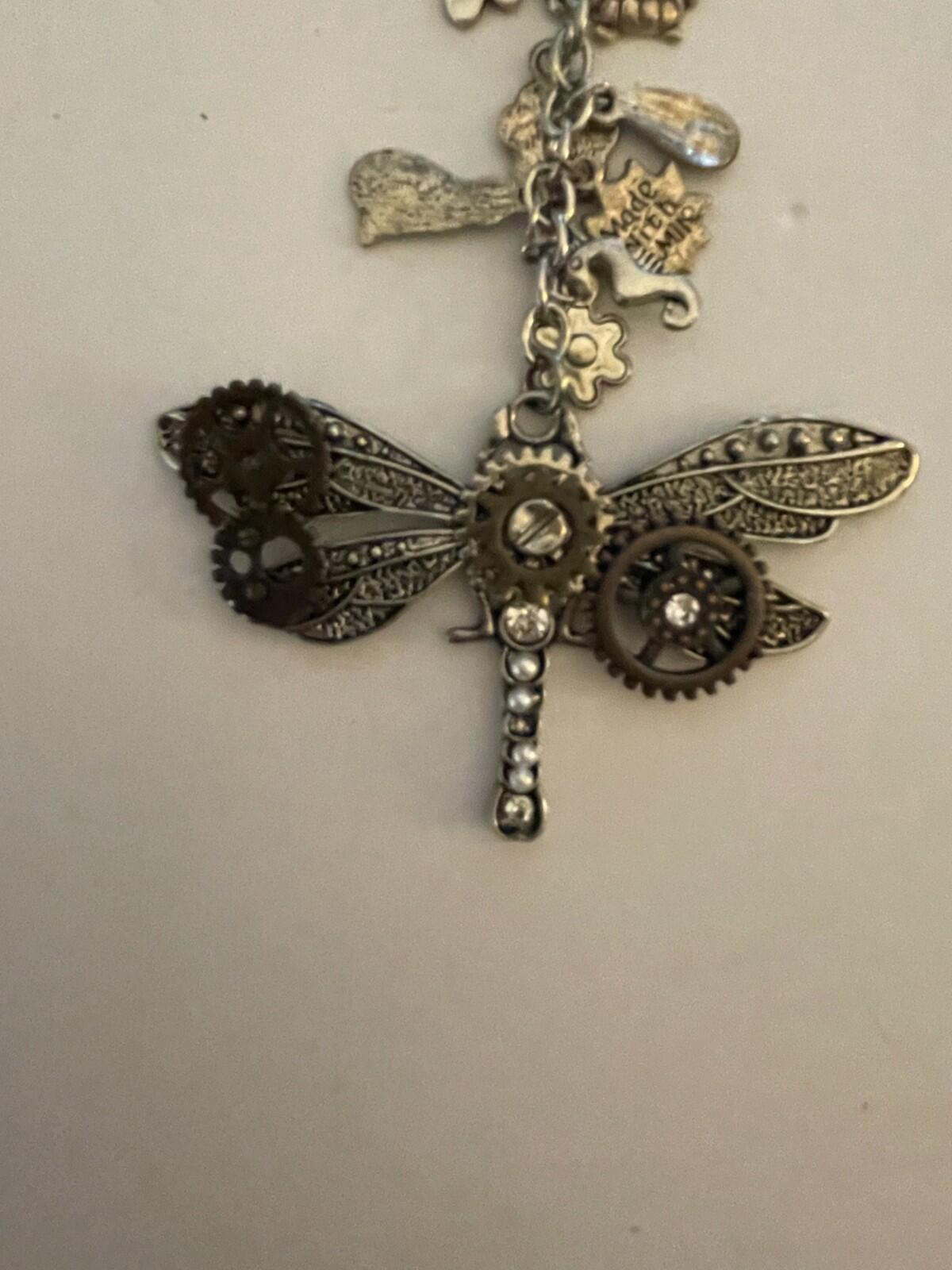 Dragonfly Keychain Key Chain With Charms - Image 2