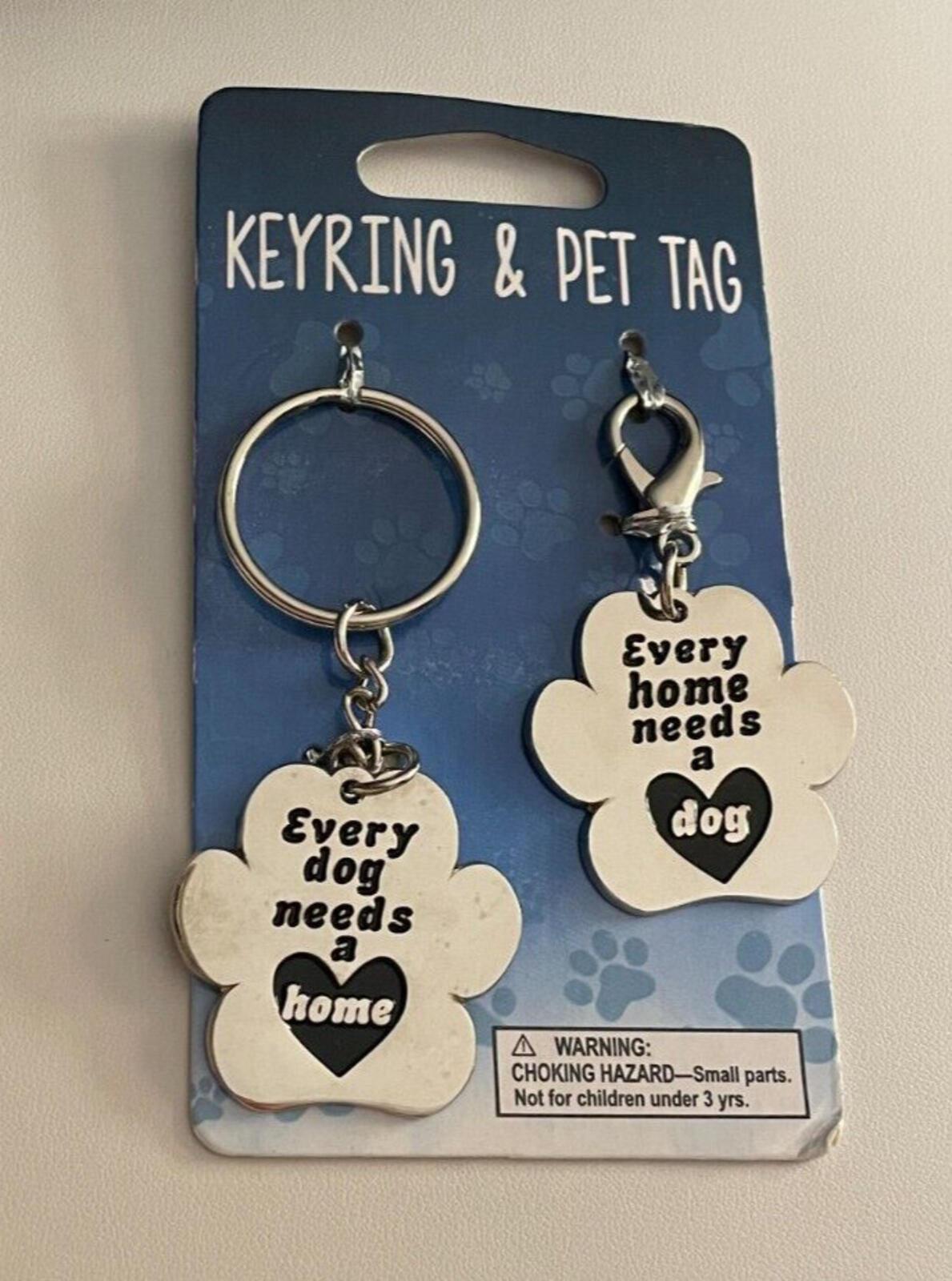 Every Home Needs A Dog Keychain Key Chain With Matching Dog Tag