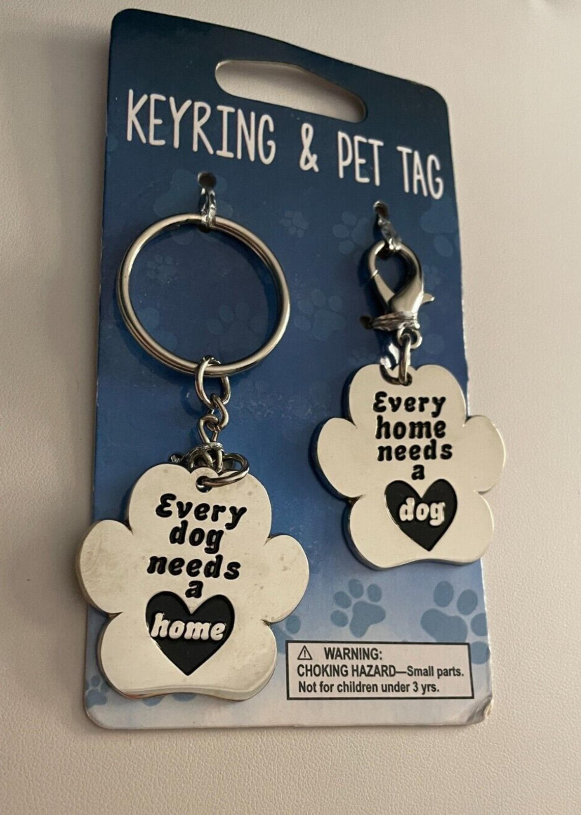 Every Home Needs A Dog Keychain Key Chain With Matching Dog Tag - Image 2