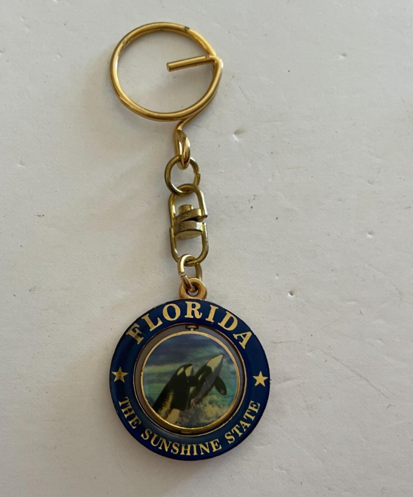 Florida The Sunshine State Spinner Keychain Key Chain