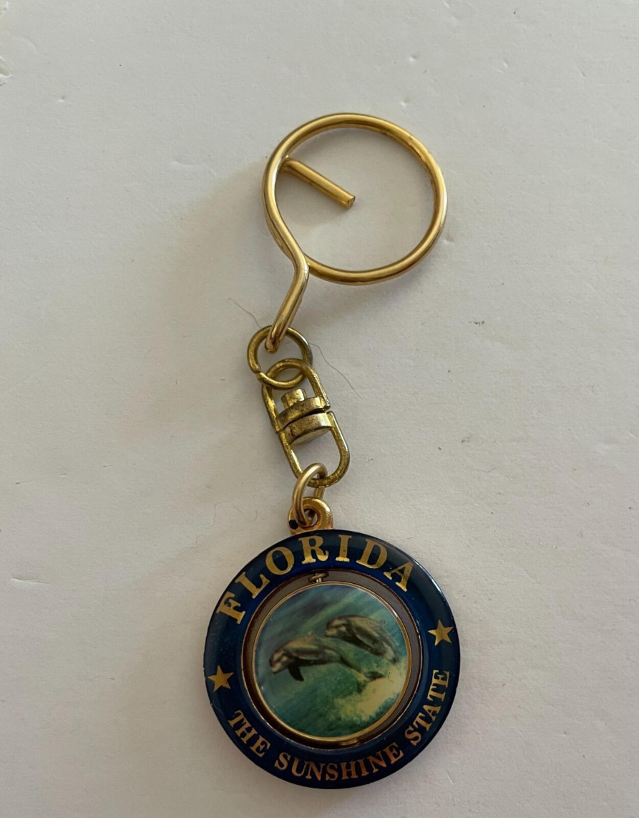 Florida The Sunshine State Spinner Keychain Key Chain - Image 2