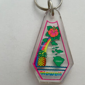 Hawaii Hawaiian Islands Keychain Key Chain Maui Oahu Kaui Molokai Lanai