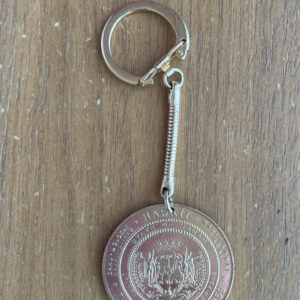 Hawaii The 50th State Souvenir Coin $1 Dollar Trade Keychain Key Chain