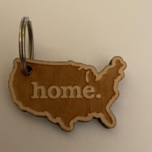 Home United States Map Keychain Key Chain