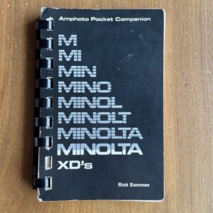 Amphoto Pocket Companion Minolta Xd's Book By Rick Sammon