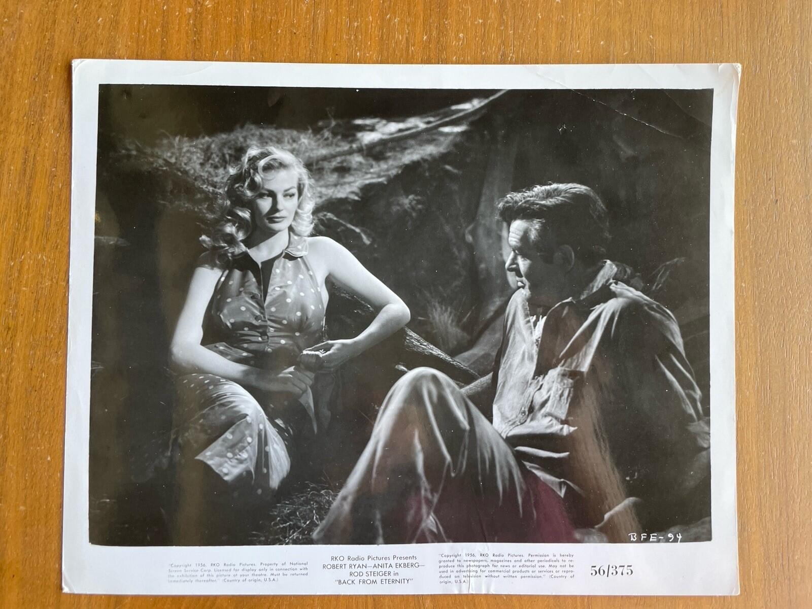 Anita Ekberg Photo Robert Ryan Photo The Back From Eternity Movie Photo
