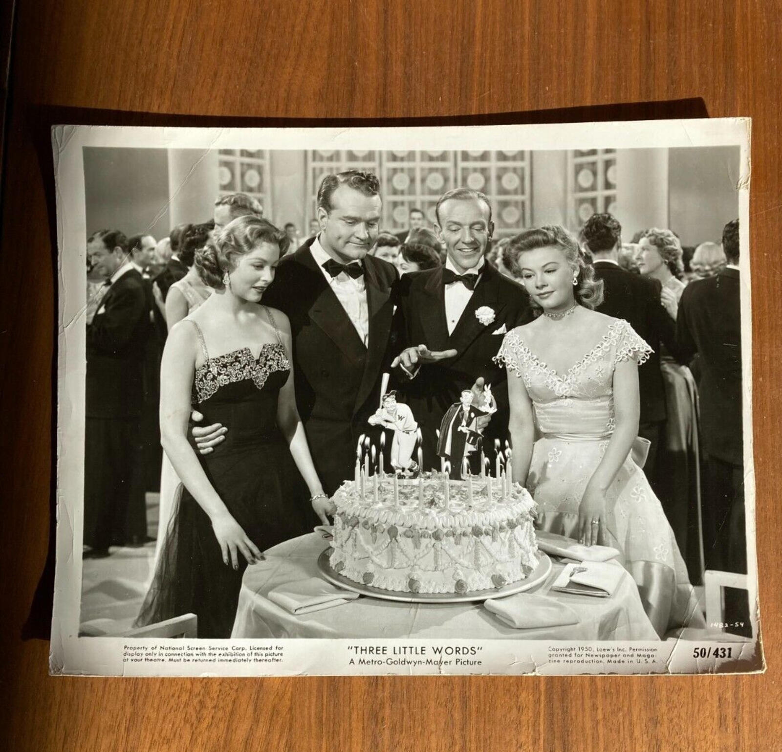 Arelene Dahl Photo Red Skelton Fred Asatire Photo 3 Little Words Movie Photo