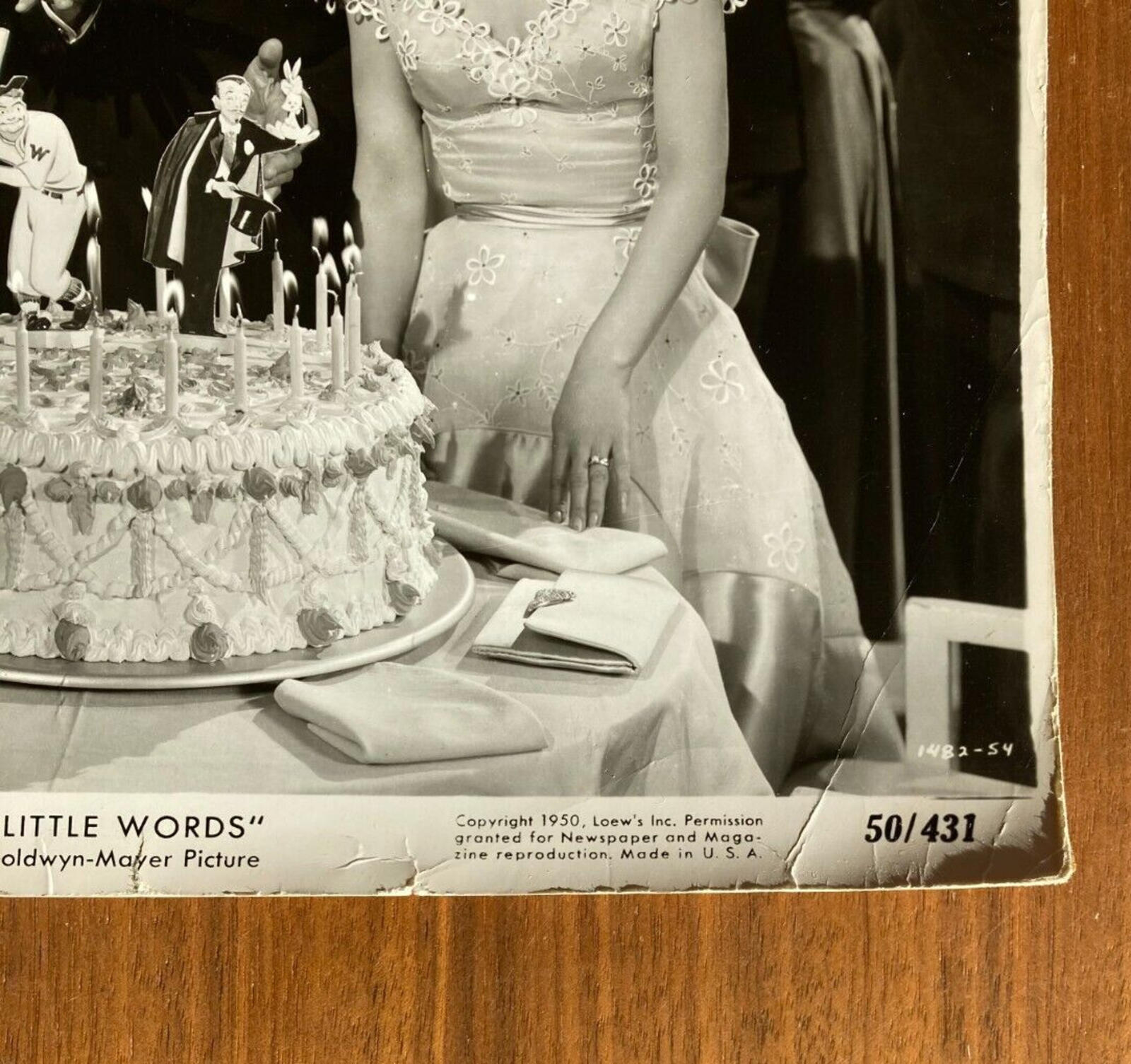 Arelene Dahl Photo Red Skelton Fred Asatire Photo 3 Little Words Movie Photo - Image 3