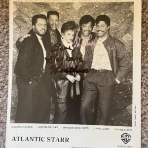 Atlantic Starr Band Autographed Photo Signed Photo