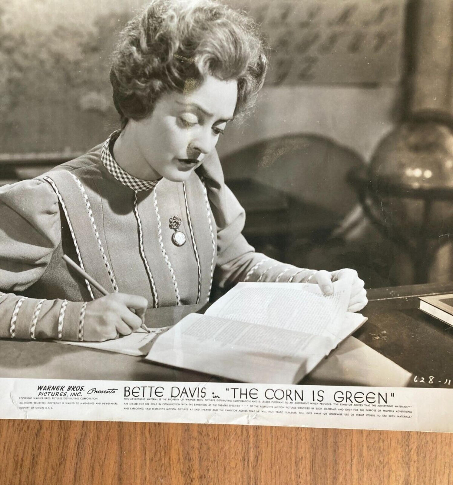 Bette Davis Photo The Corn Is Green Movie Press Photo - Image 3