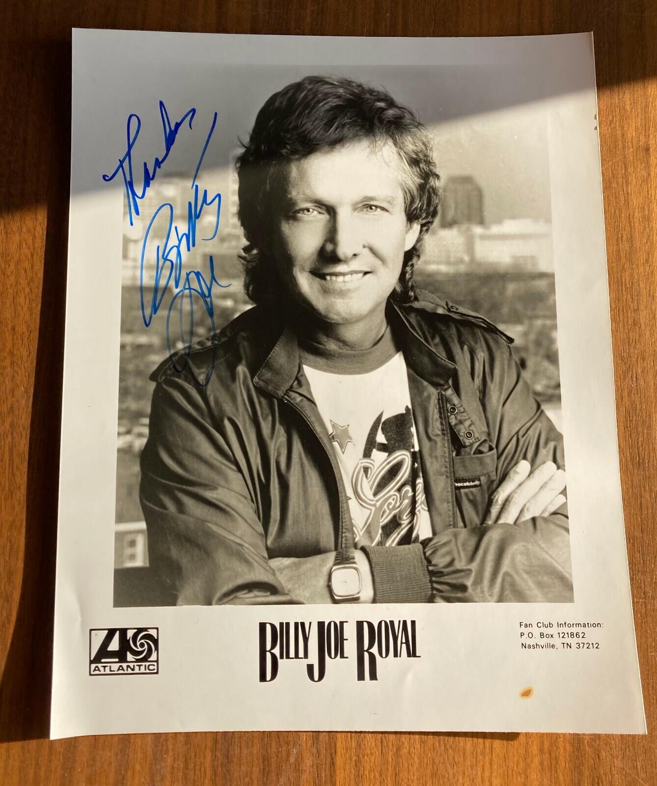 Billy Joe Royal Photo 8x10 Autographed Photo Signed Photo