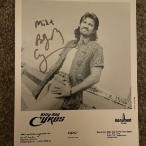 Billy Ray Cyrus Photo Country Musician Autographed 8x10 Photo Auto Signed Photo