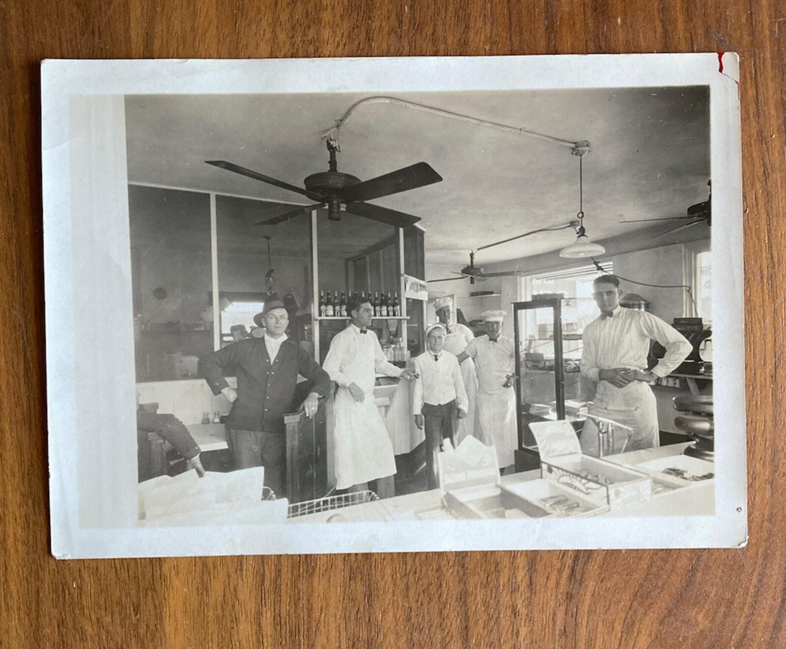 Black & White Soda Fountain Store Grocery Shop Photo