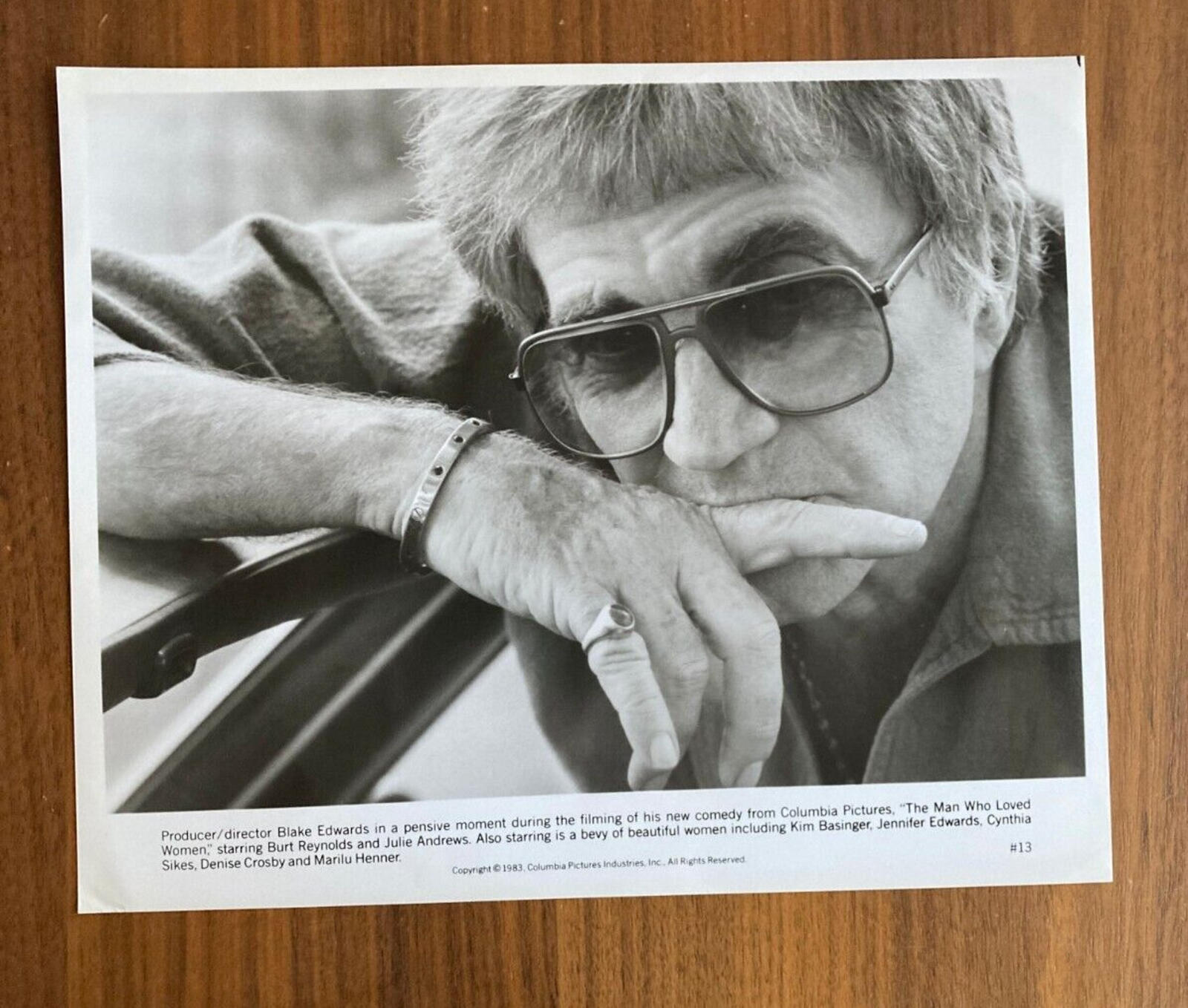 Blake Edwards Photo Director The Man Who Loved Women Movie Press Photo