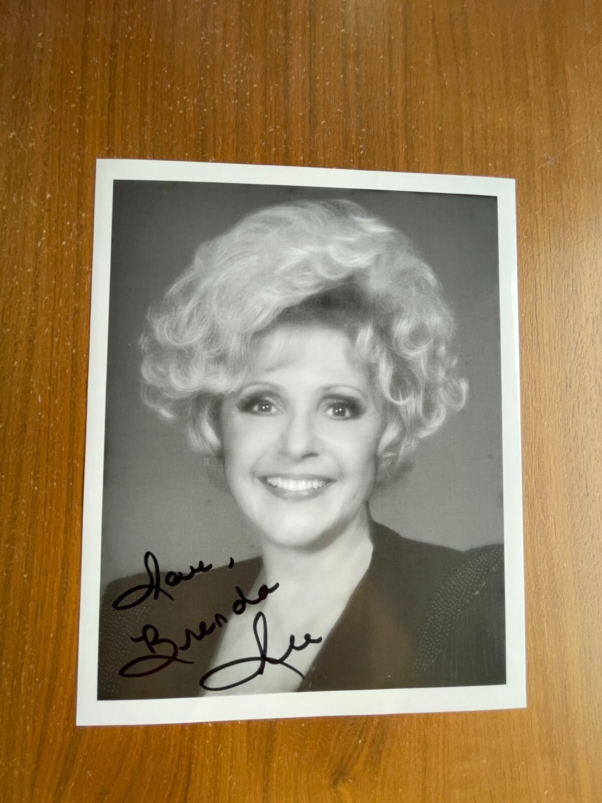 Brenda Lee Autographed Signed Photo 8 x 10 Photograph Autograph