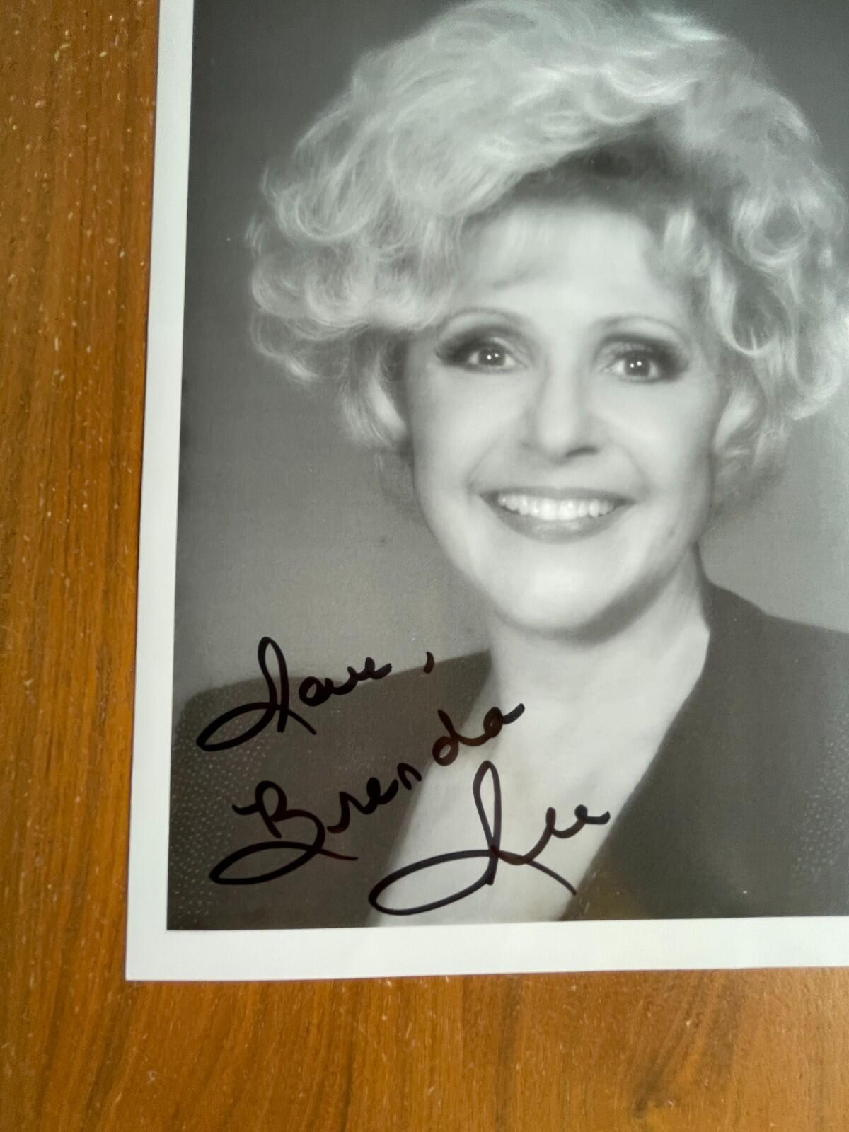 Brenda Lee Autographed Signed Photo 8 x 10 Photograph Autograph - Image 3