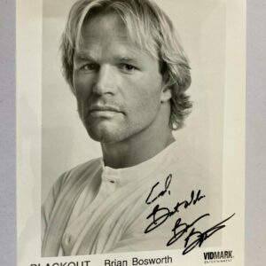 Brian Bosworth Photo Autograph Blackout Movie Photo Signed