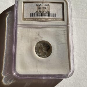 1944 Mercury Dime NGC Graded MS 65 Silver 10c