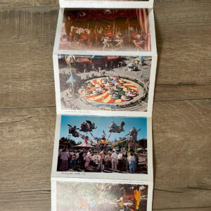 Disneyland California Souvenir Postcard Booklet Color Photos Vintage 1960s