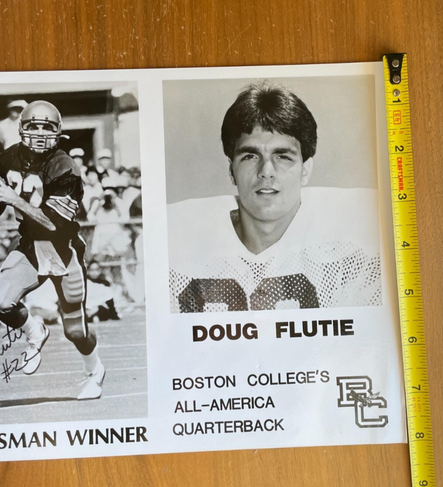Doug Flutie Football Player Autographed Signed Photo Boston College - Image 6