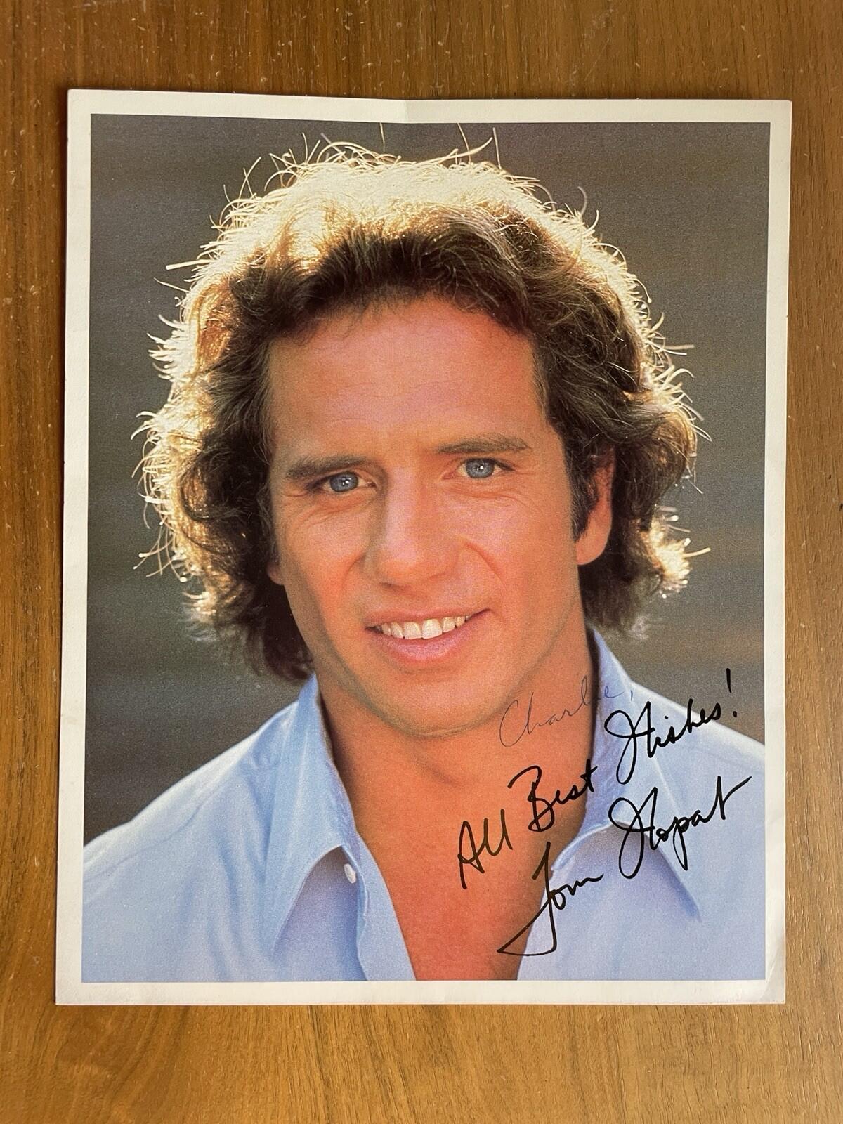 Dukes of Hazzard Tom Wopat Signed Autographed Photo 8 x 10 Photograph Auto