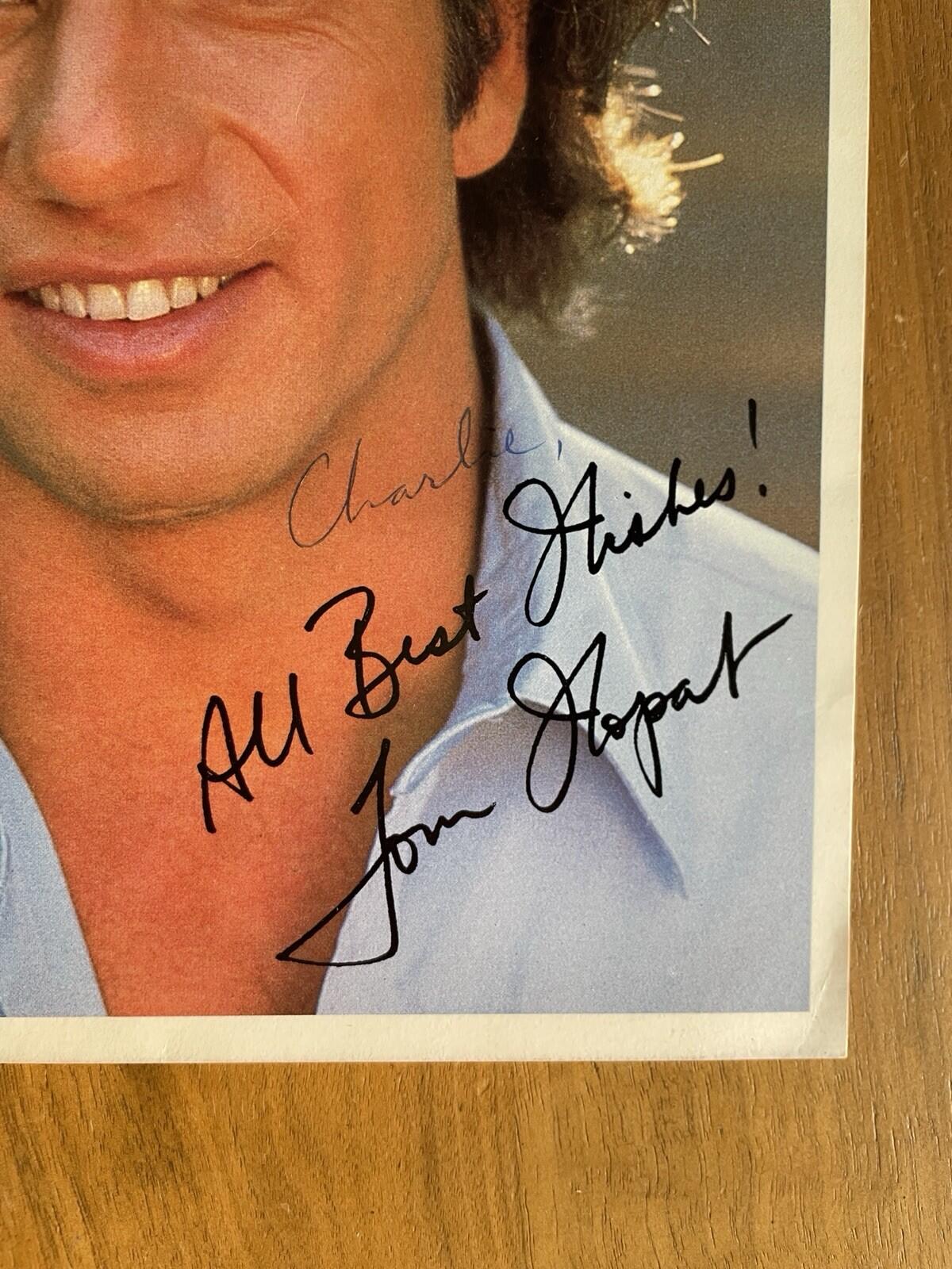 Dukes of Hazzard Tom Wopat Signed Autographed Photo 8 x 10 Photograph Auto - Image 2