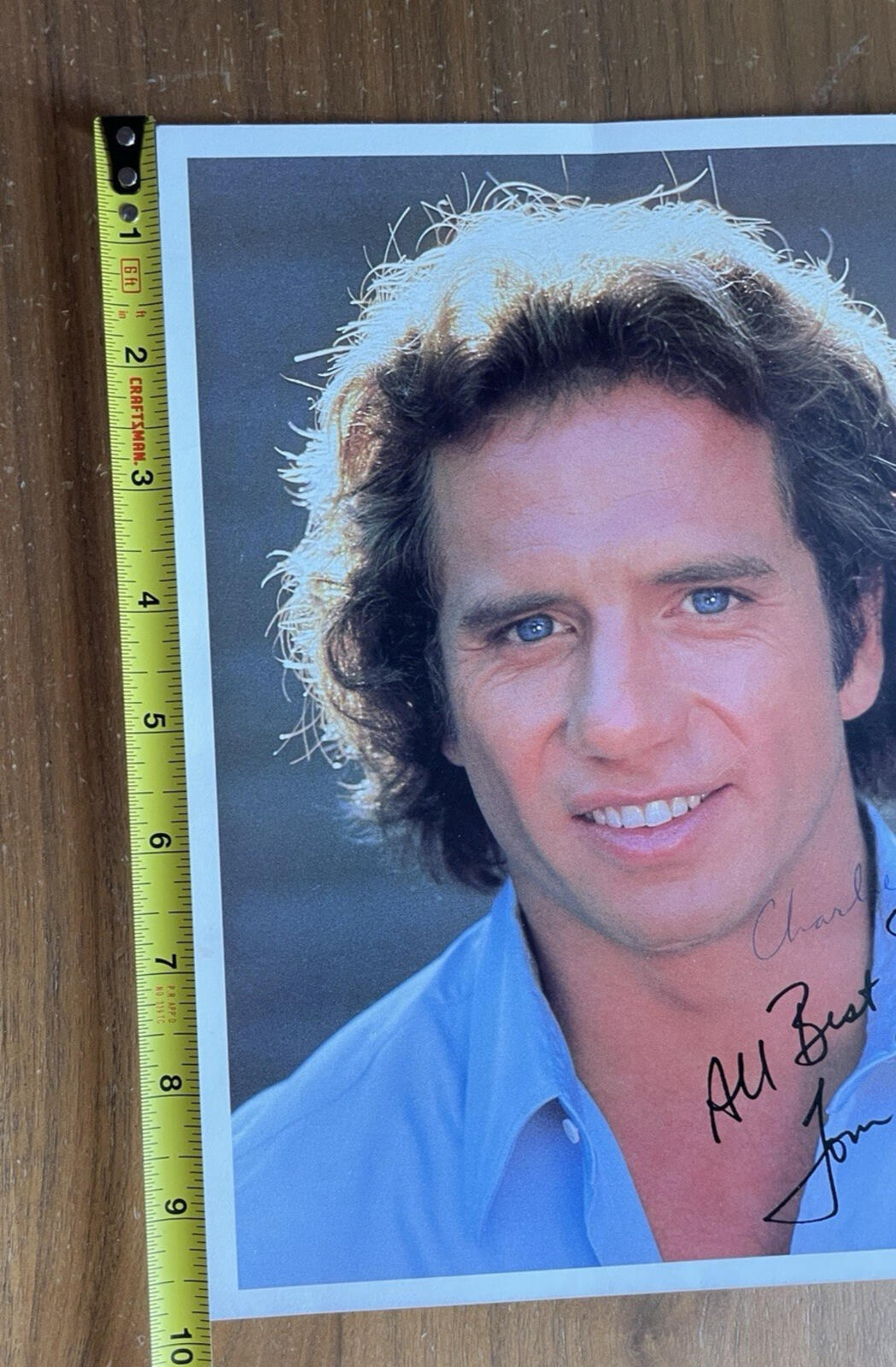 Dukes of Hazzard Tom Wopat Signed Autographed Photo 8 x 10 Photograph Auto - Image 4