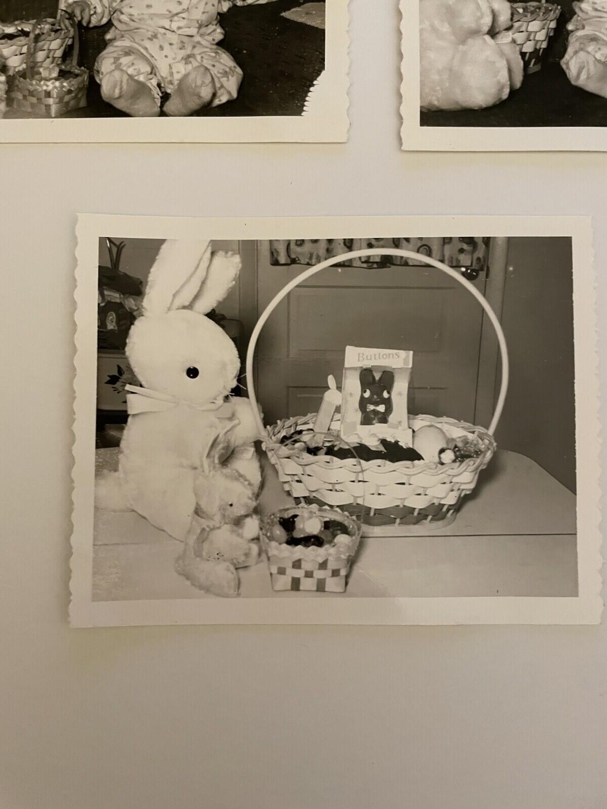 Easter Day Baby Photo March 29 1959 5 Months Old Black And White Photo Vintage - Image 3