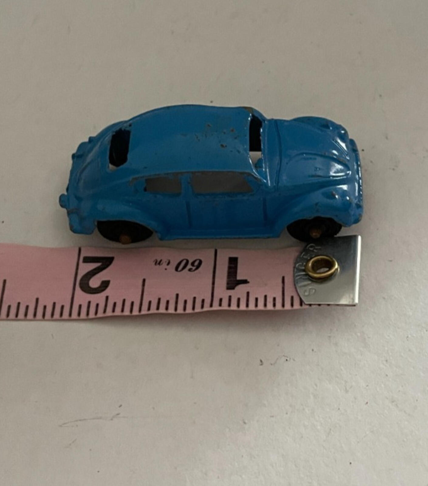 Tootsie Toy Blue Bug Car Diecast Car Vintage Car - Image 7