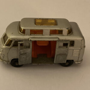 Matchbox Volkswagen Camper Van Lesney Silver # 34 Vintage
