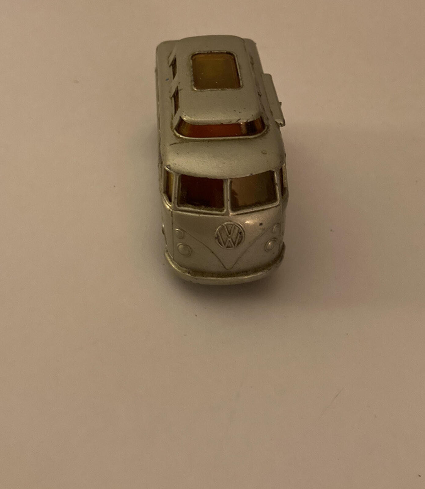 Matchbox Volkswagen Camper Van Lesney Silver # 34 Vintage - Image 4