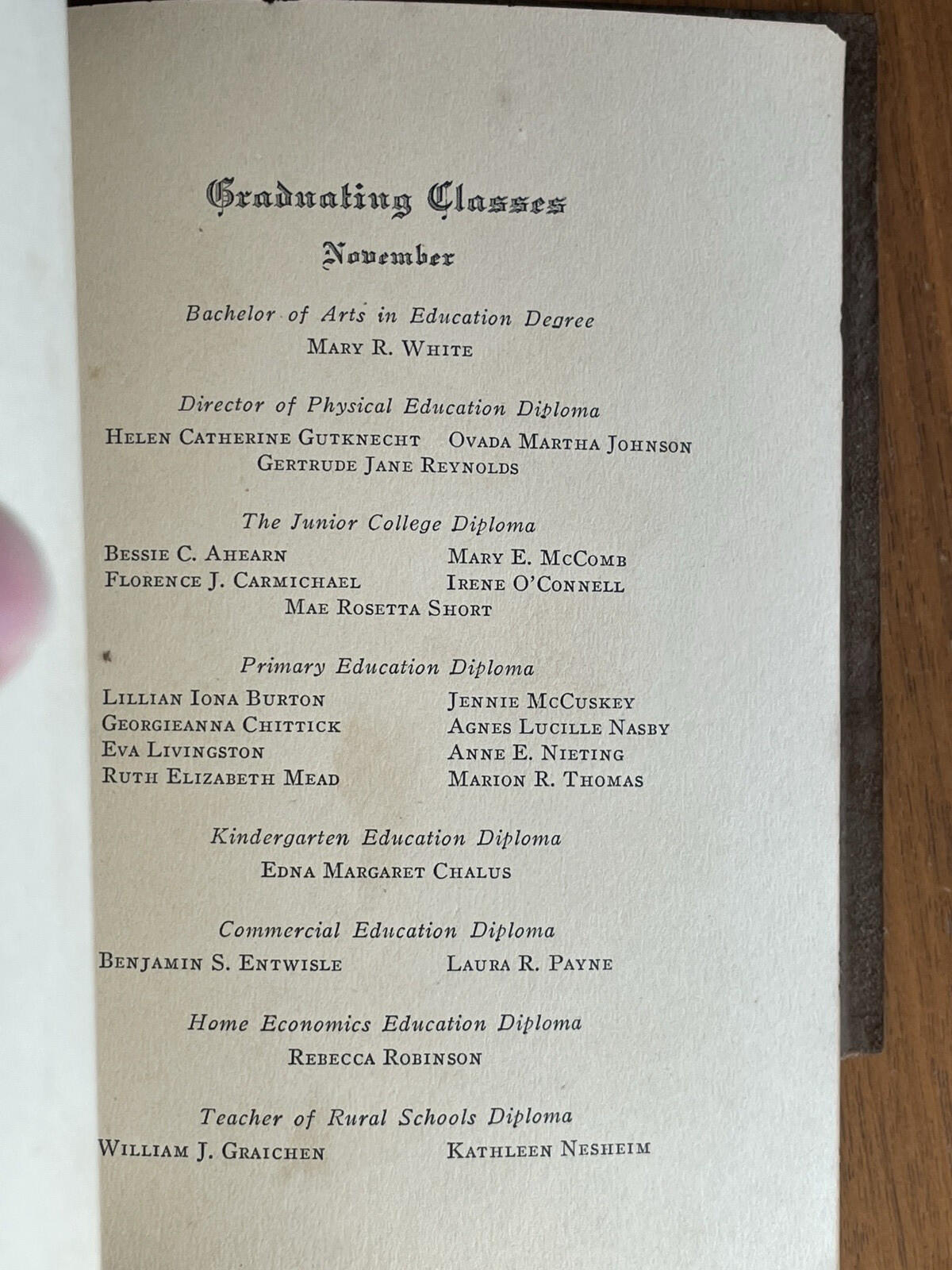 1921 Iowa State Teachers College Commencement Exercises Leather Bound - Image 6