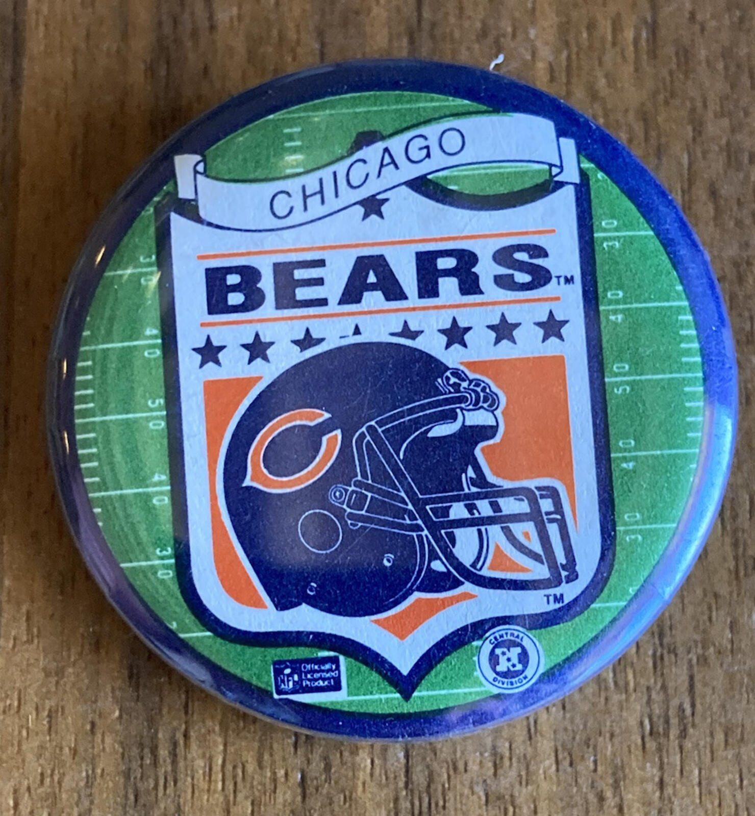 Chicago Bears NFL Football Button Pin