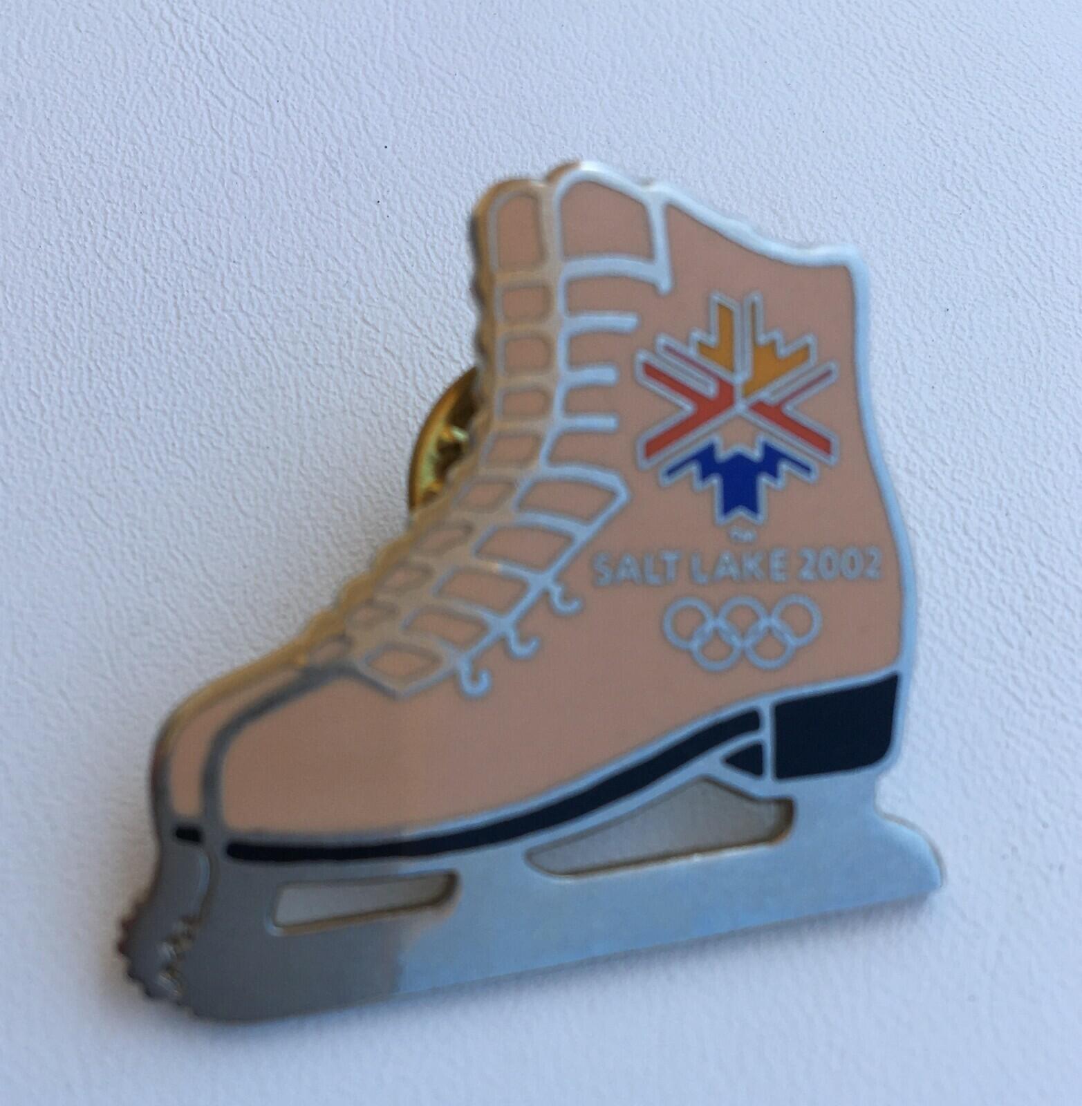 Ice Skate Utah 2002 Salt Lake City Utah Olympics Pin