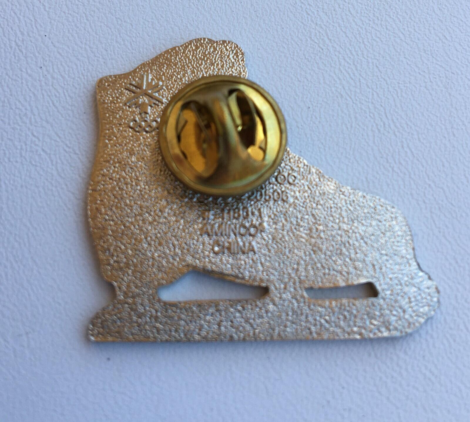 Ice Skate Utah 2002 Salt Lake City Utah Olympics Pin - Image 2