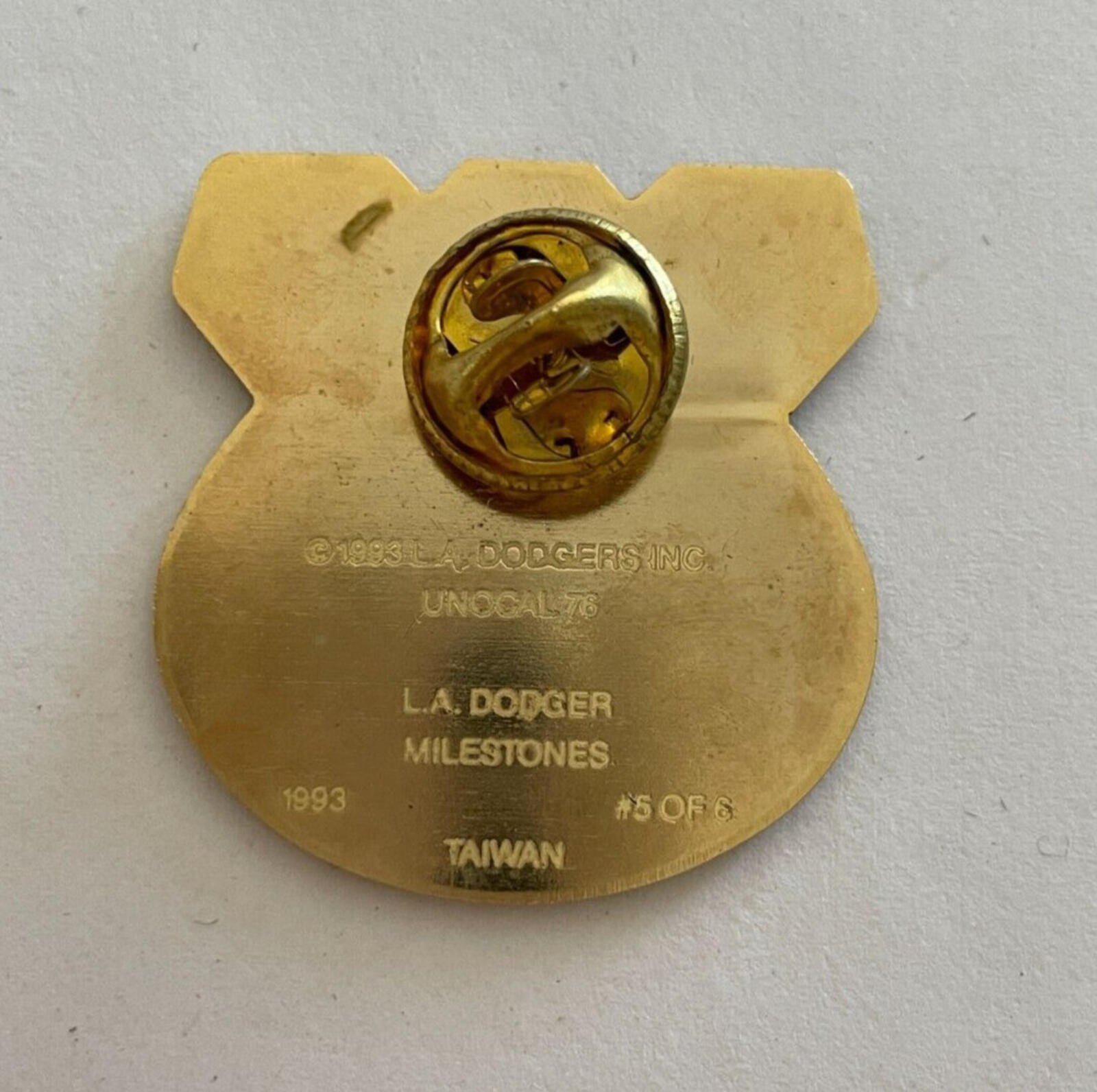 LA Dodgers 35th Anniversary 5 World Champs 9 N.L. Pennants Pin - Image 2