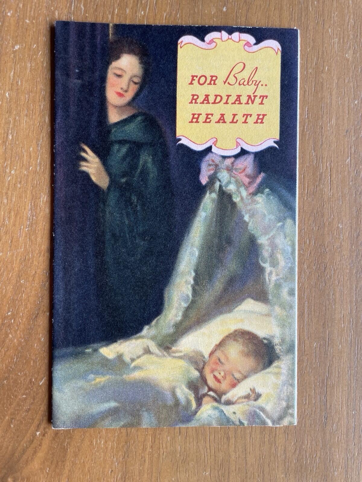 Baby Radiant Health Booklet Carnation Milk