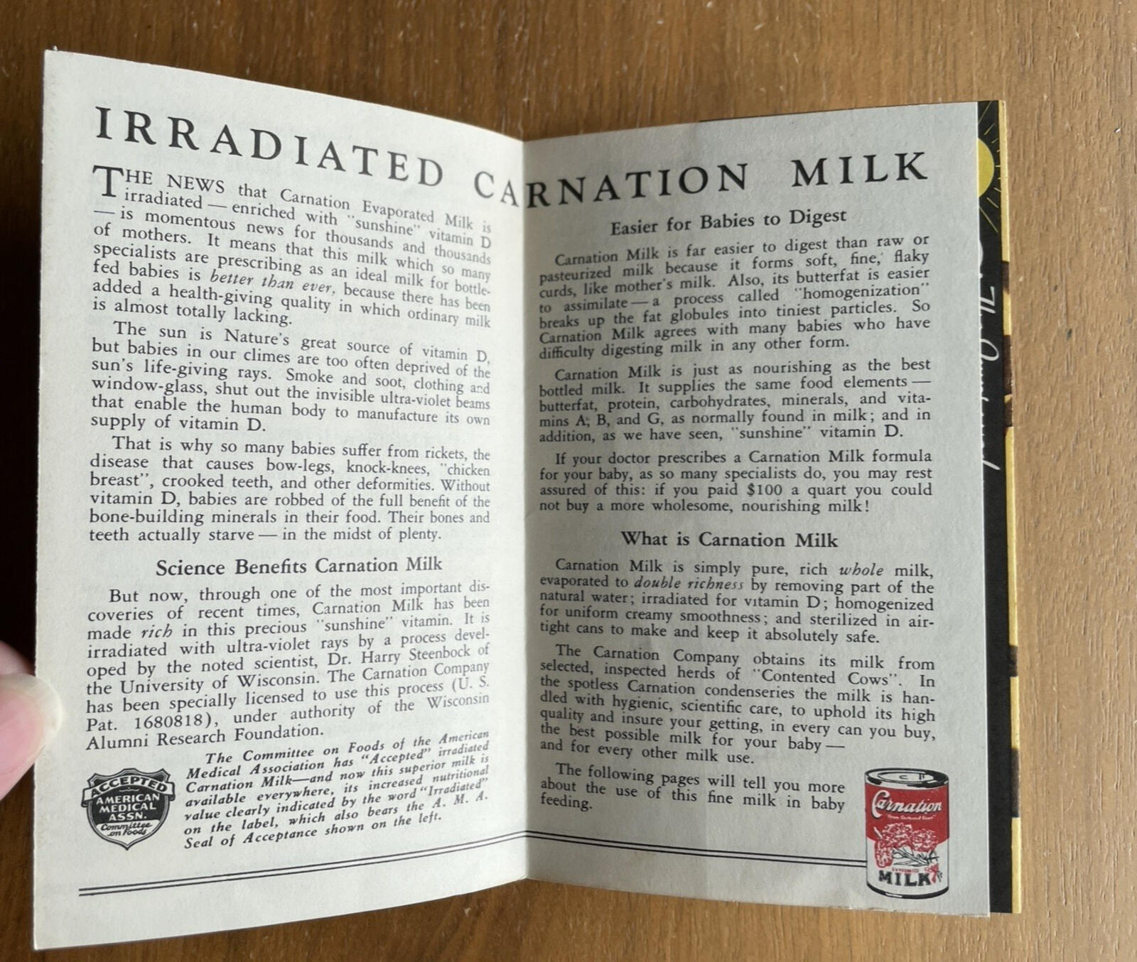Baby Radiant Health Booklet Carnation Milk - Image 2