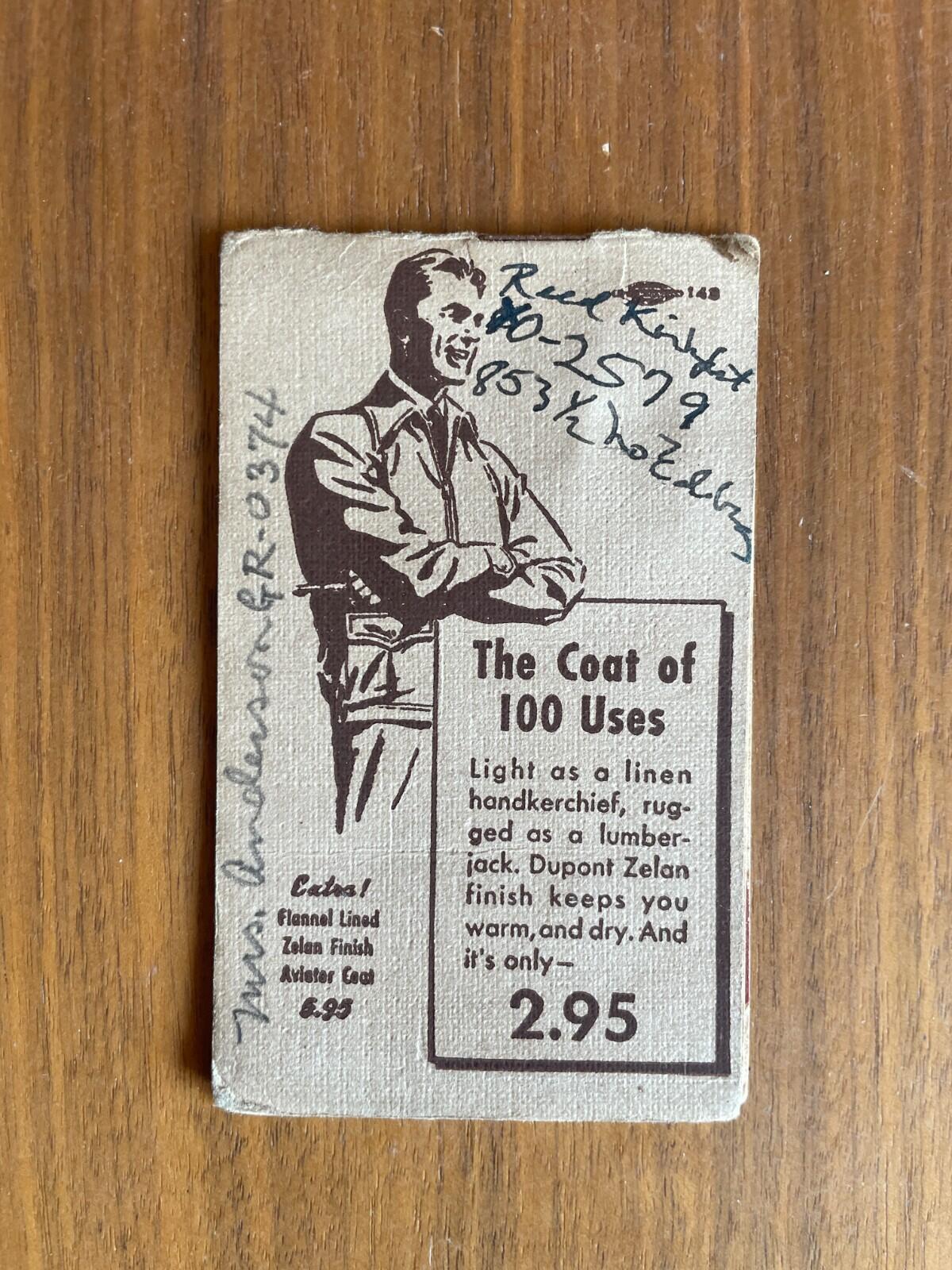 Bond Clothes Worn By More Men Than Any Other Clothes In America Booklet - Image 2
