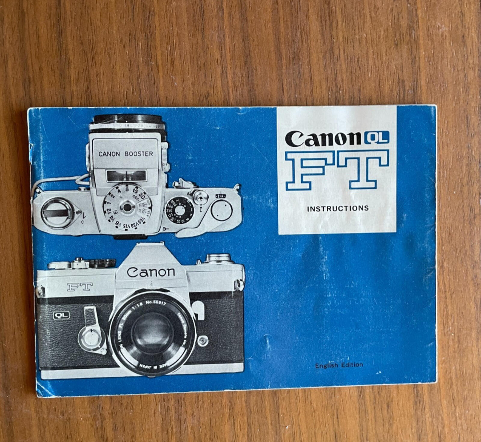Canon FD Lenses Instructions Booklet 1981