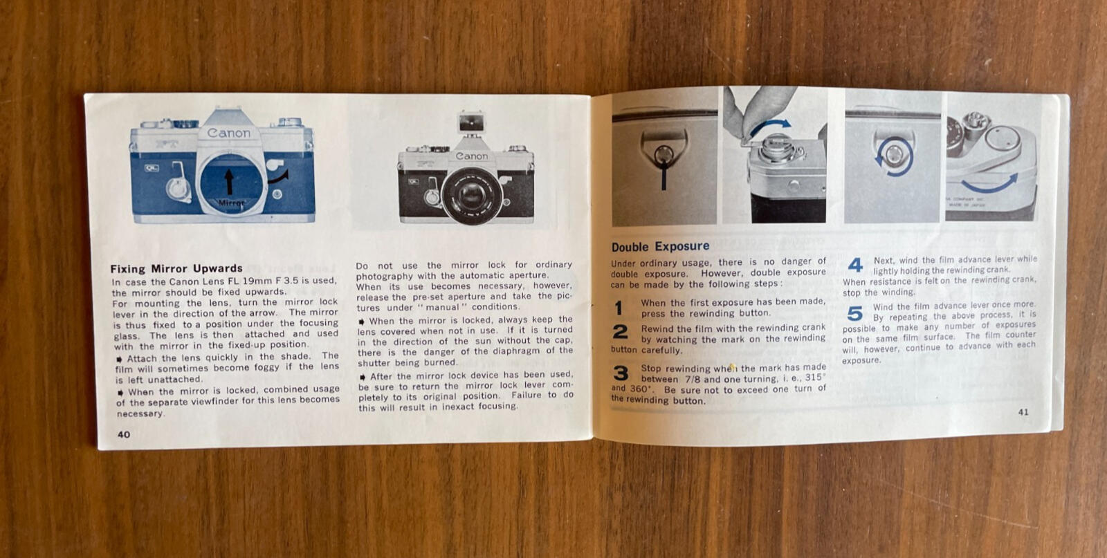 Canon FD Lenses Instructions Booklet 1981 - Image 6