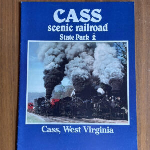 Cass Scenic Railroad State Park Wild West Virginia Booklet Vintage