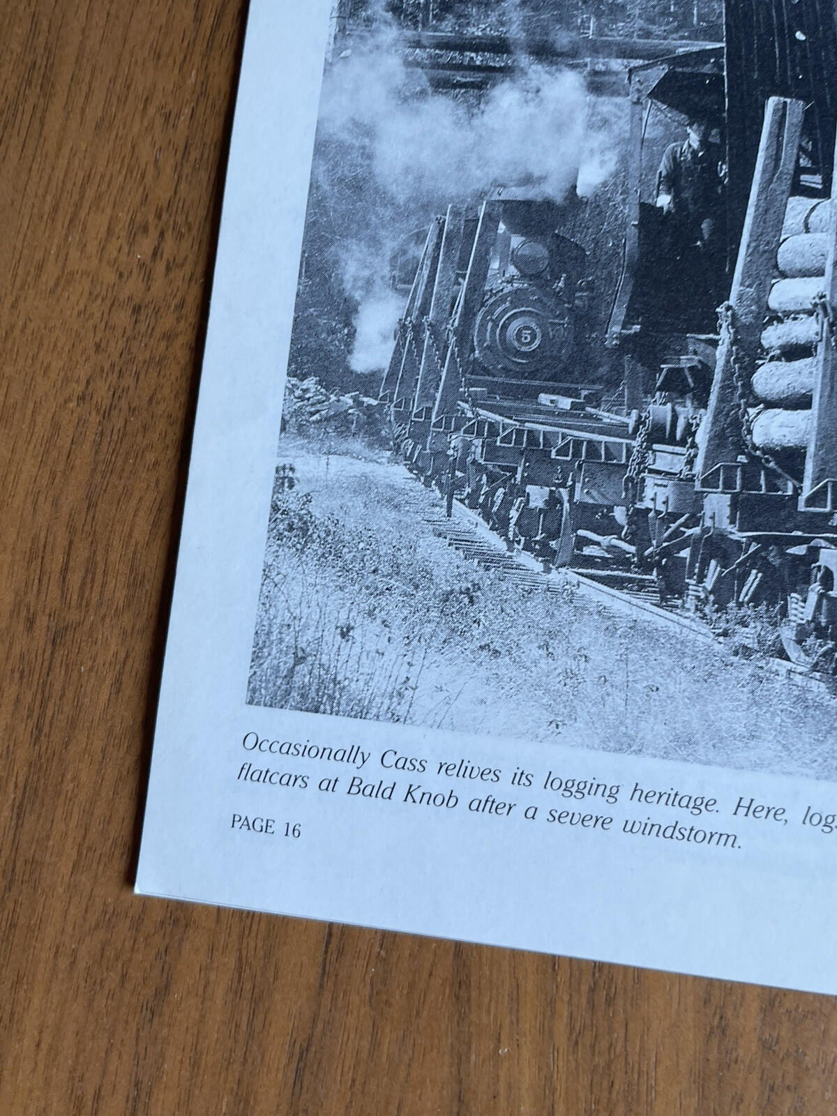 Cass Scenic Railroad State Park Wild West Virginia Booklet Vintage - Image 7