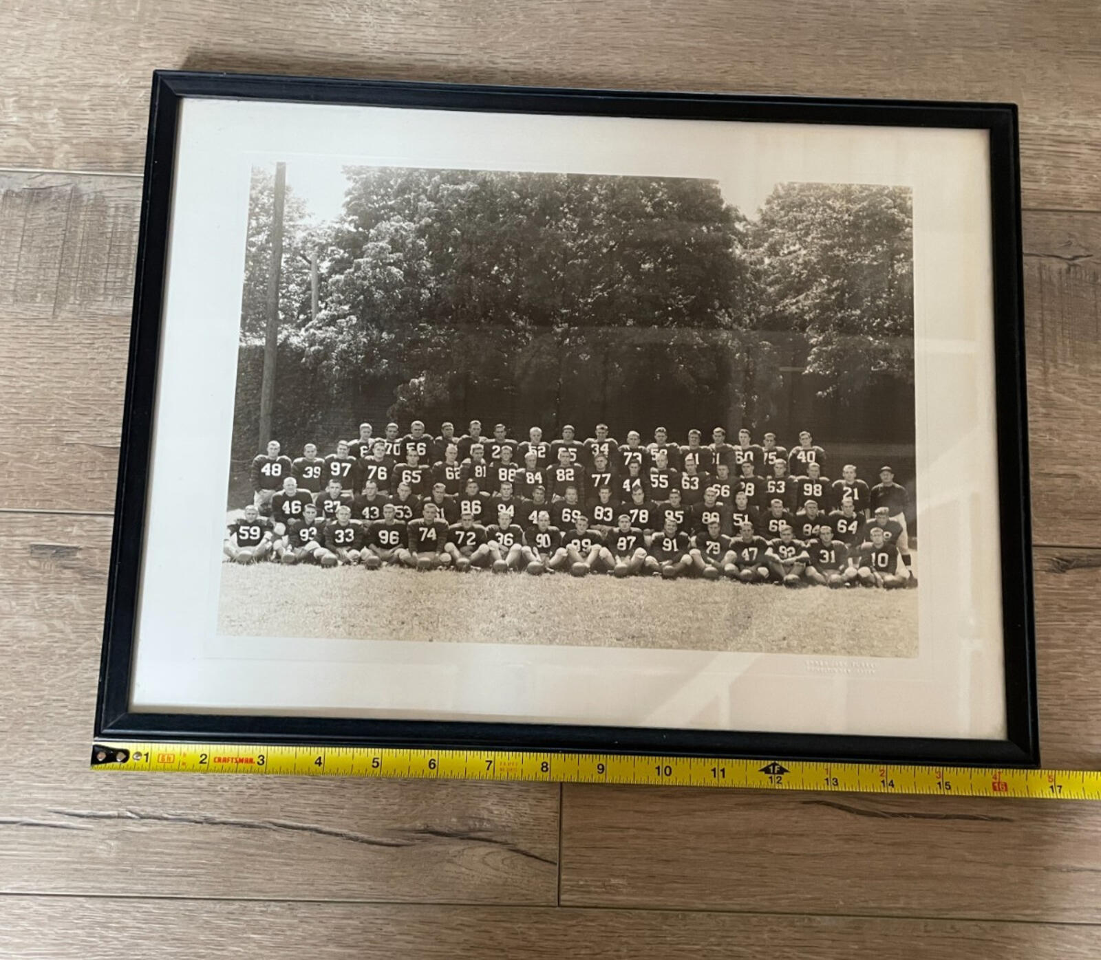 Princeton New Jersey Football Team Vintage Photo Orren Jack Turner Framed Photo - Image 7
