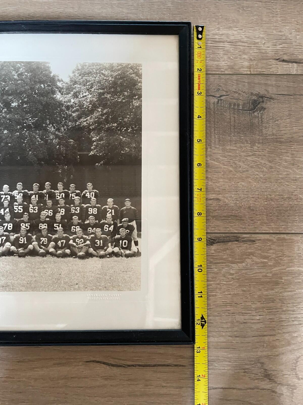 Princeton New Jersey Football Team Vintage Photo Orren Jack Turner Framed Photo - Image 8