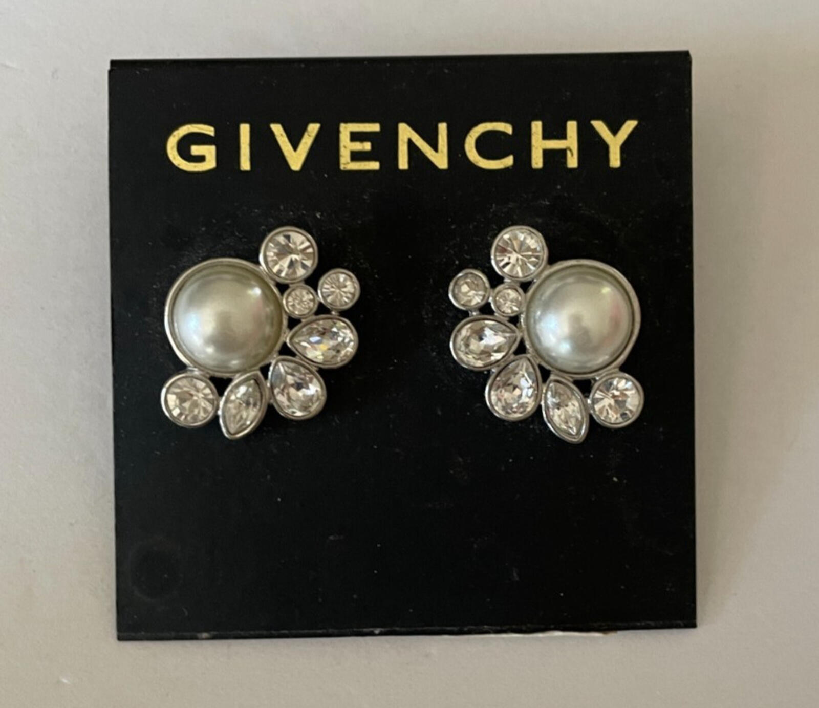 Givenchy Rhinestone Earrings