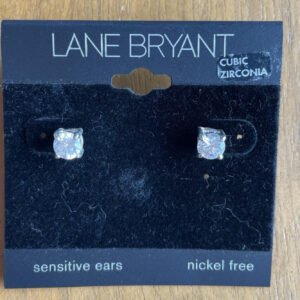 Lane Bryant, Sensitive Ears Nickel Free Cubic Zirconia Earrings