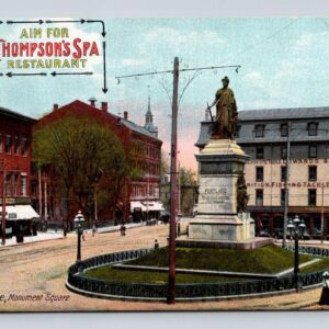 Aim For Thompson's Spa Restaurant Portland Maine Postcard